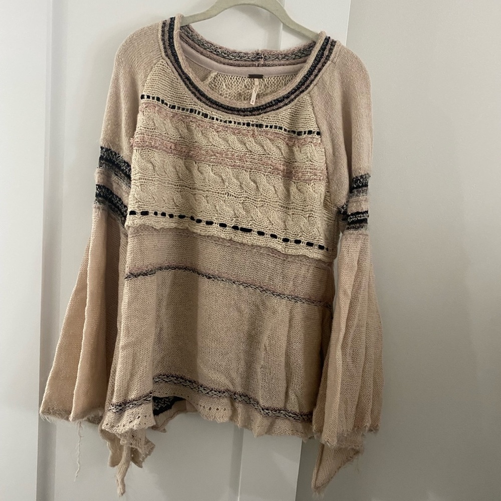 Free People Bell Sleeve Sweater